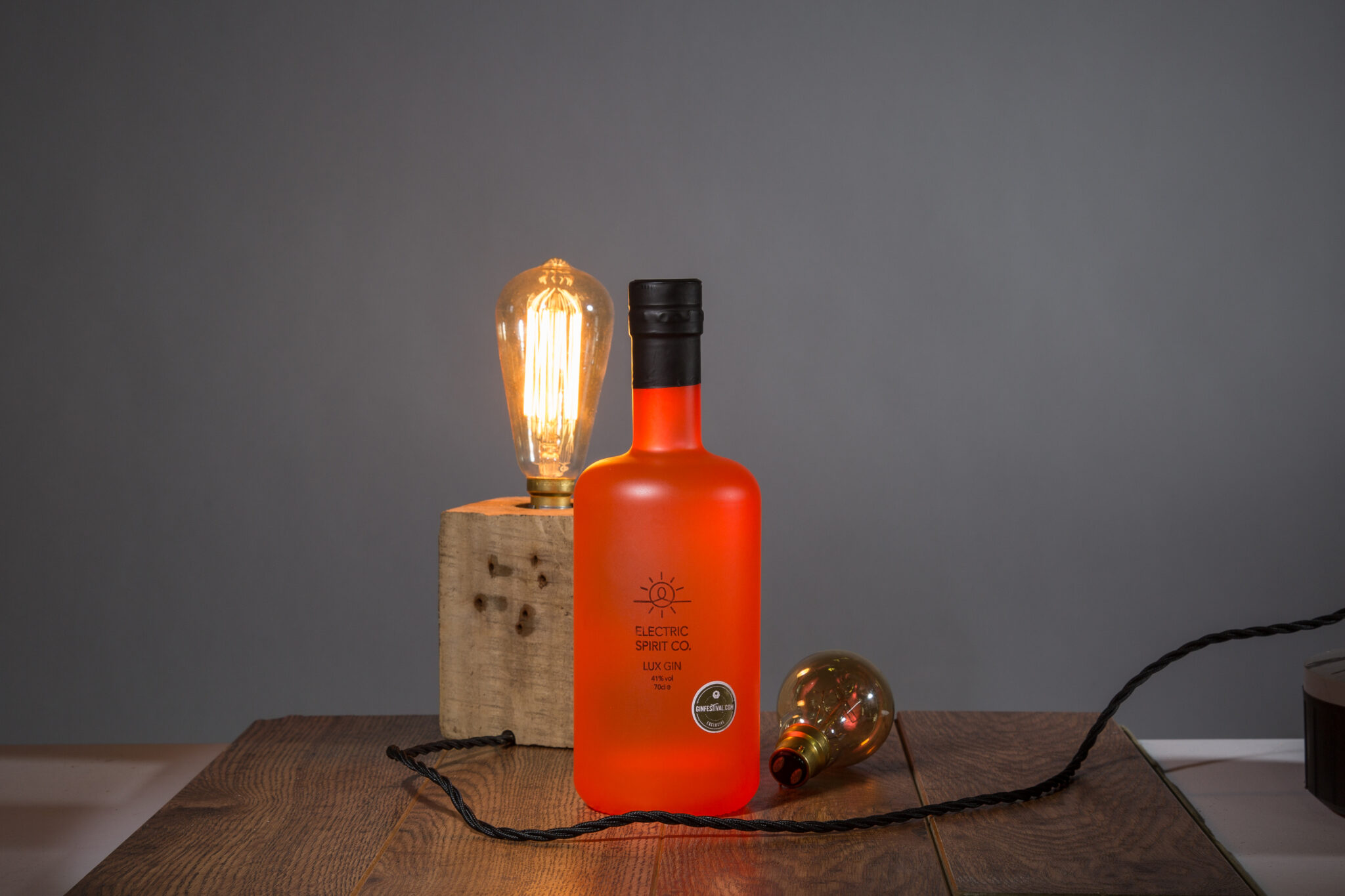 Electric Spirits Lux Label design