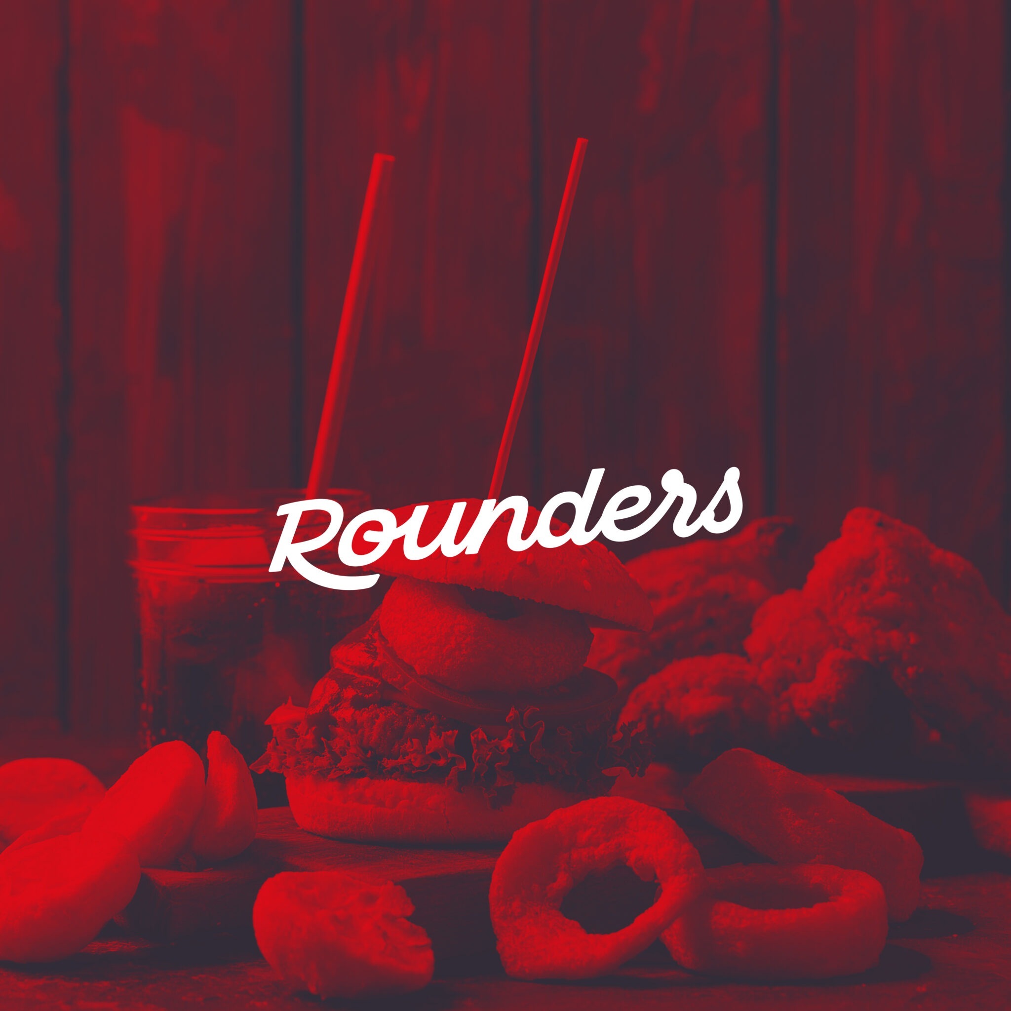 Rounders Chicken branding logotype