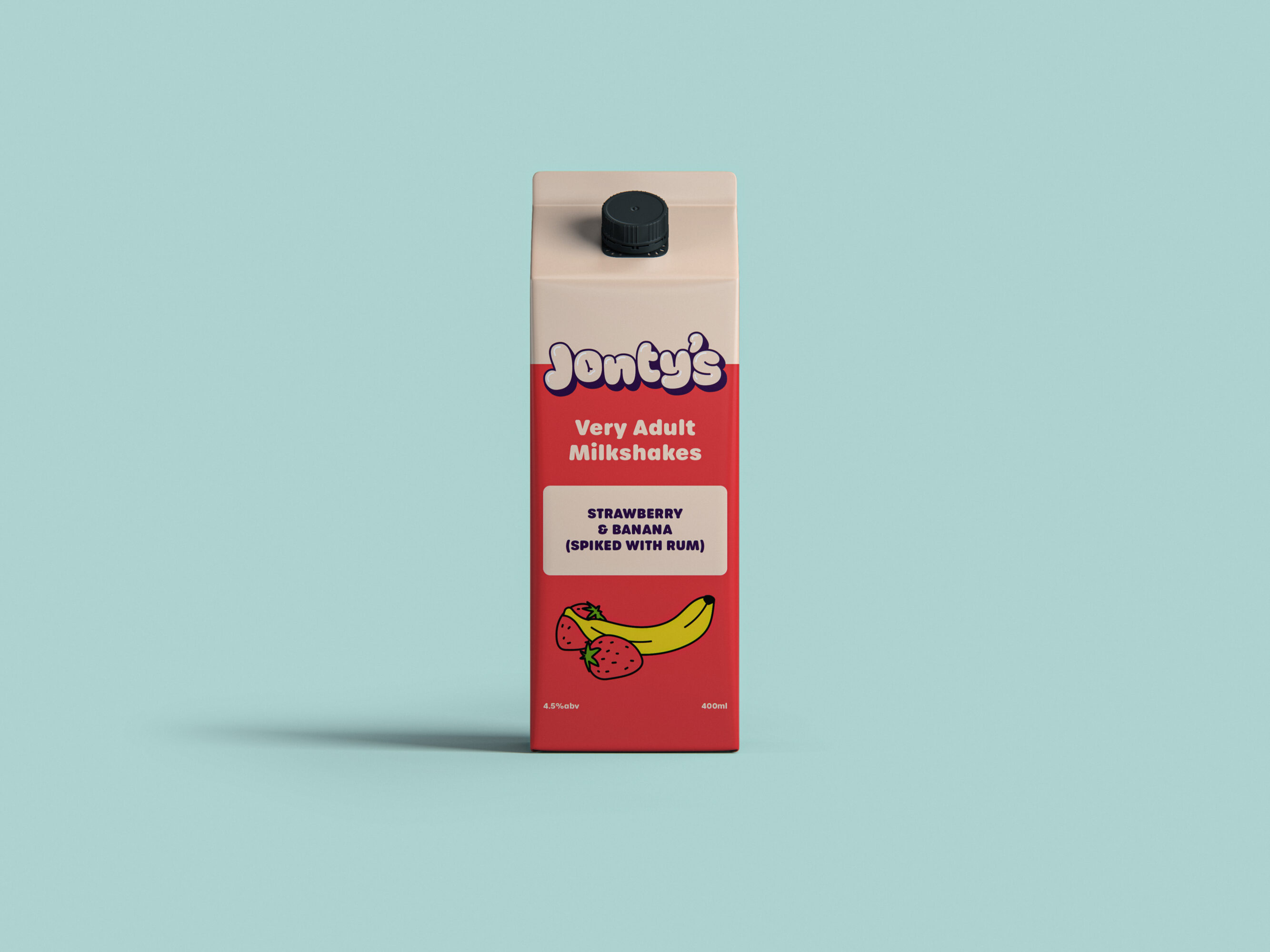 Jontys Very Adult Milkshakes - Logo and brand design