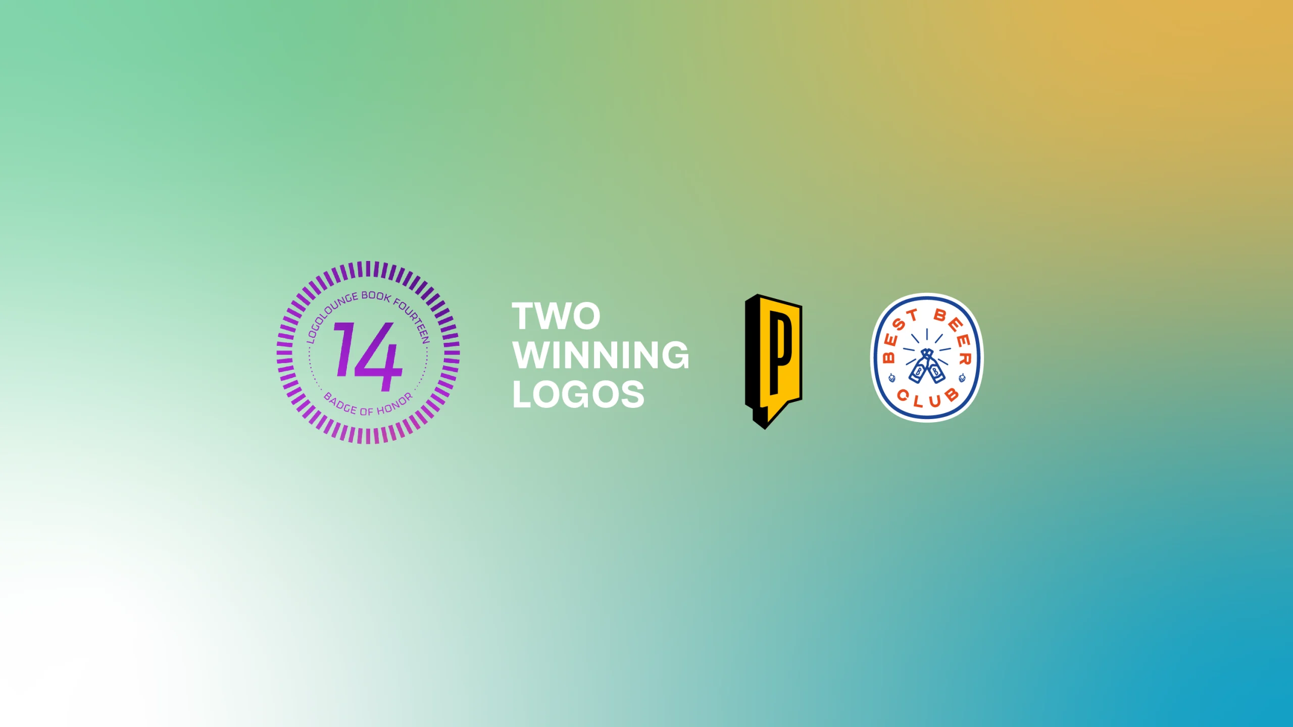 My two logos that won places in LogoLounge 14